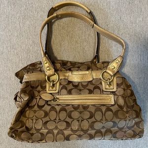 Coach satchel handbag used
